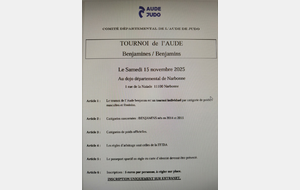 Tournoi Benjamin (es) Narbonne